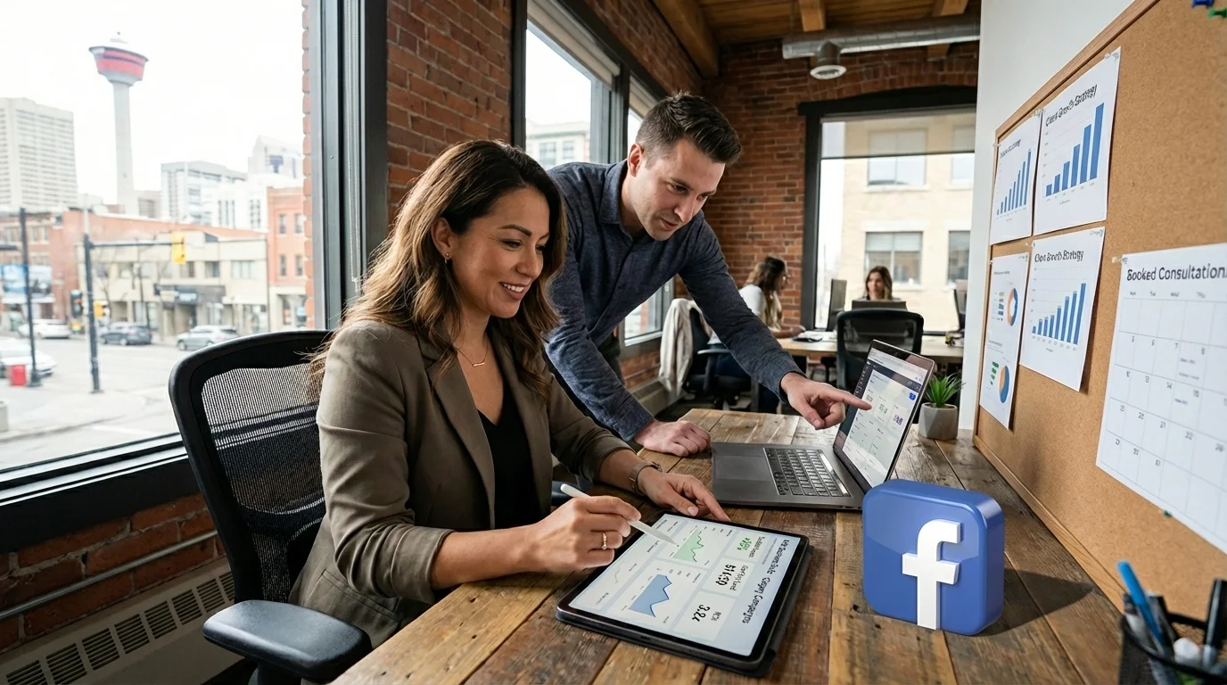 Facebook Marketing team in Calgary Alberta Office