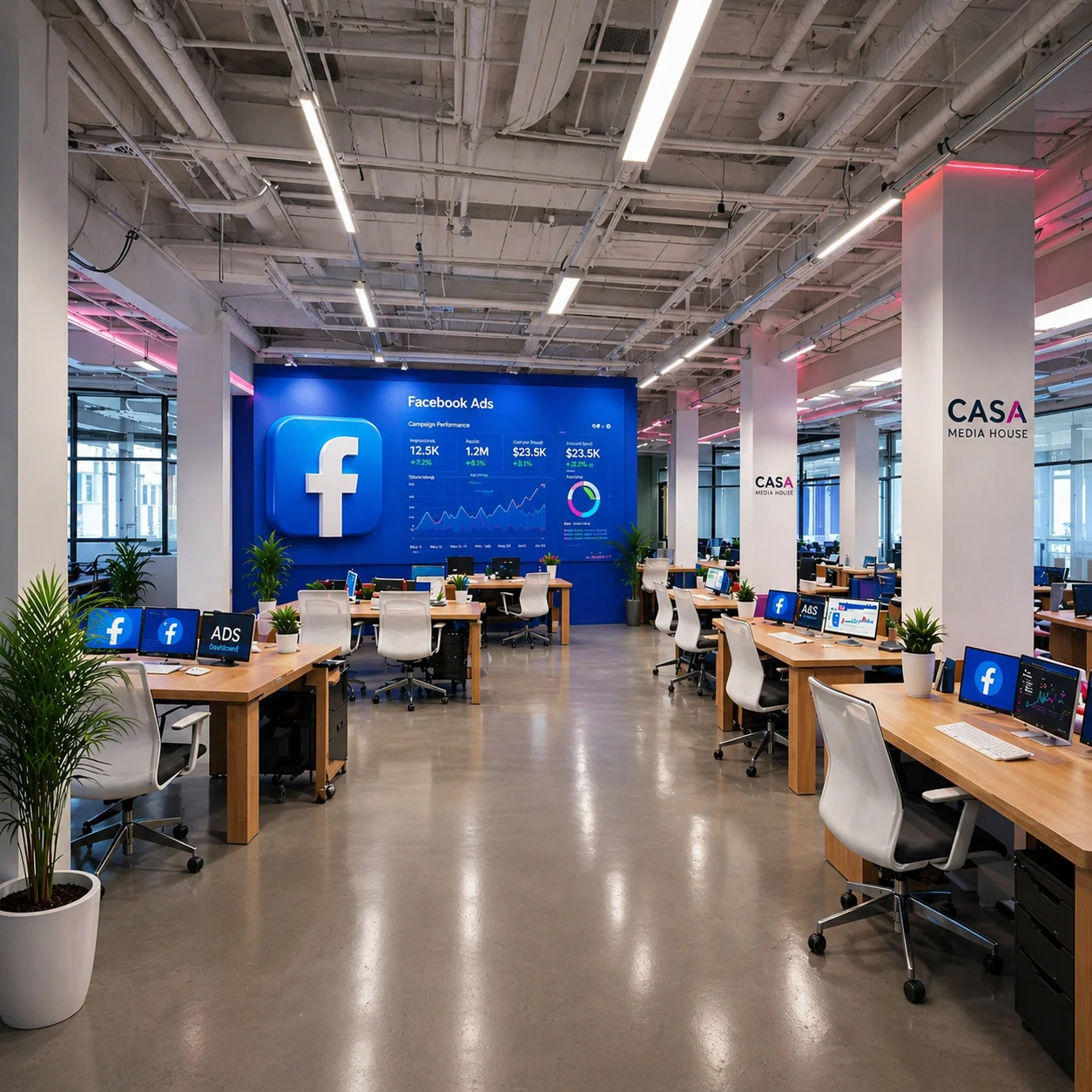 Facebook team Department Casa Media House Agency