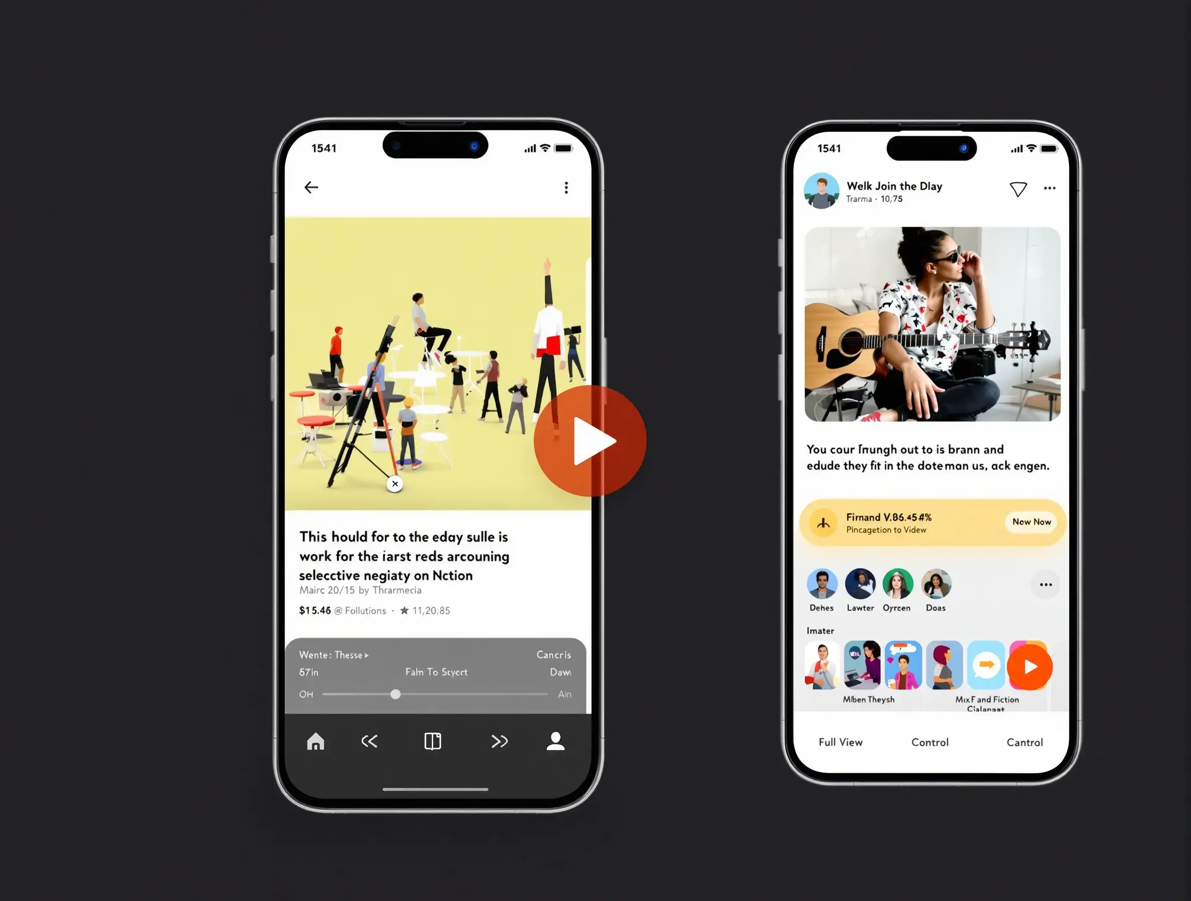 Facebook ad examples showcasing carousel ads and video ads for product promotion.