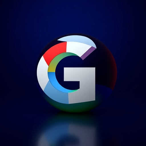 Google Ads logo sphere illustrating digital marketing campaign performance.