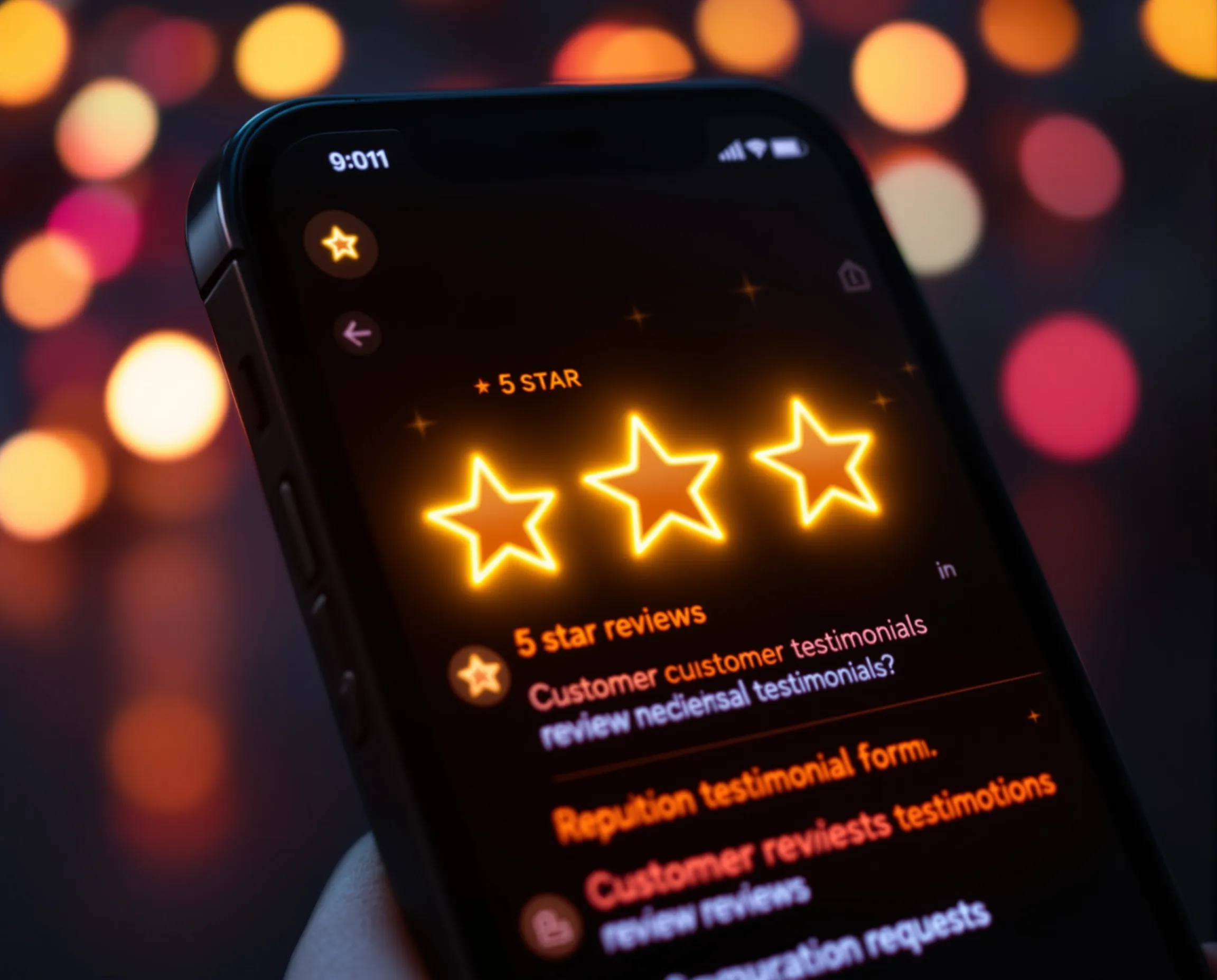 5 star reviews