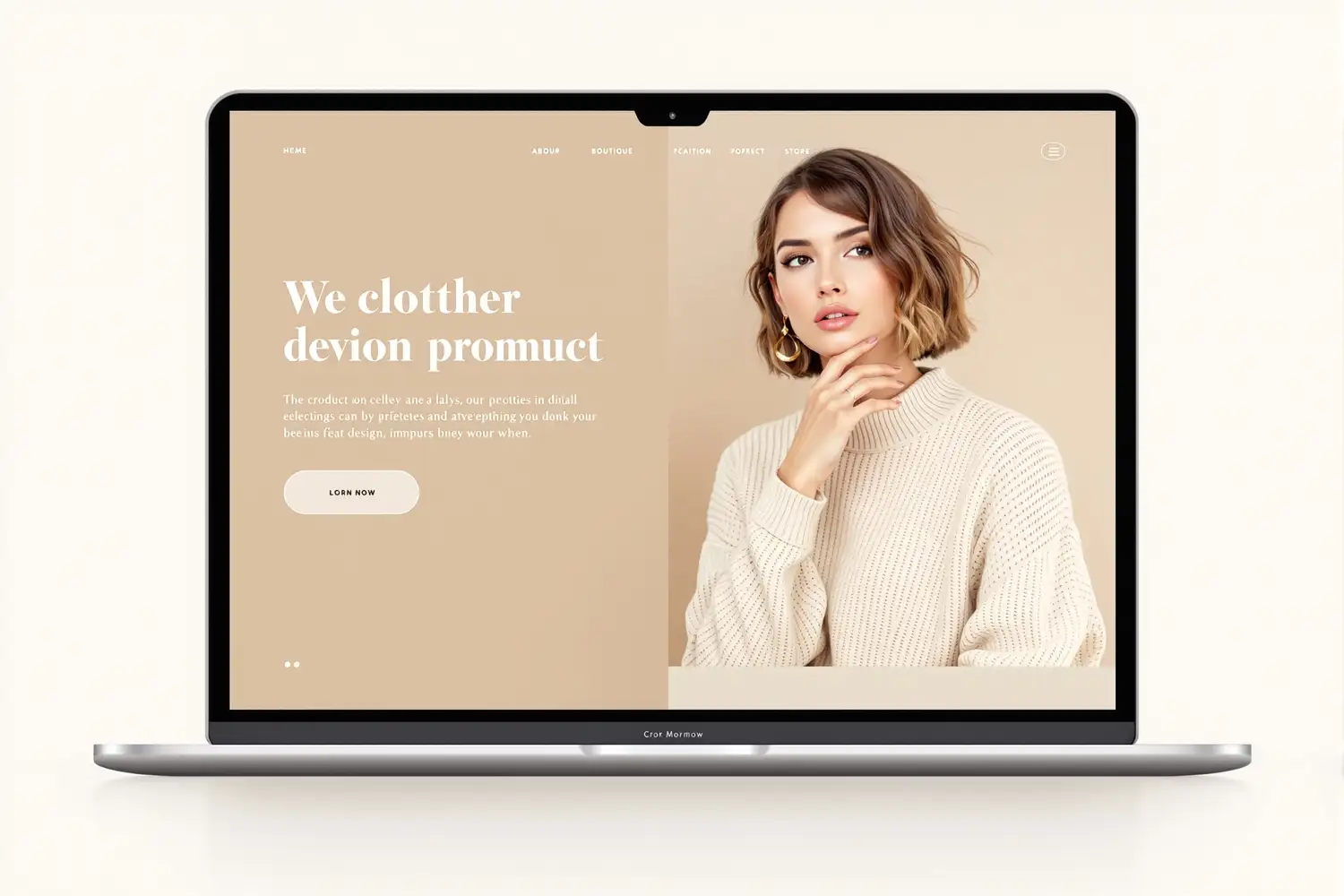 Wix Studio portfolio preview of a home services website layout