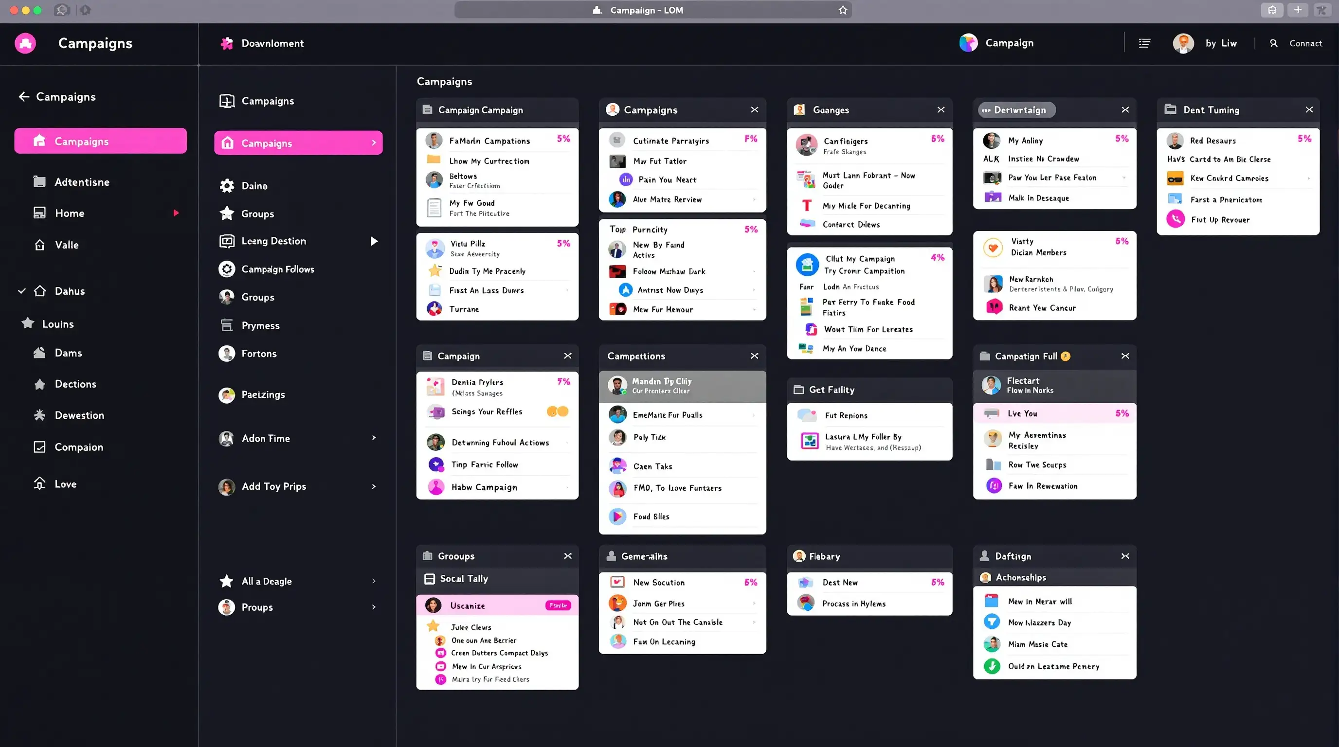 Build campaign themes