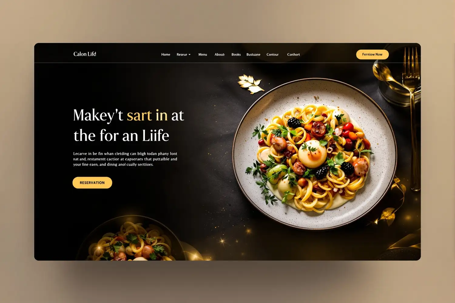 Wix Studio portfolio preview of a local business website concept
