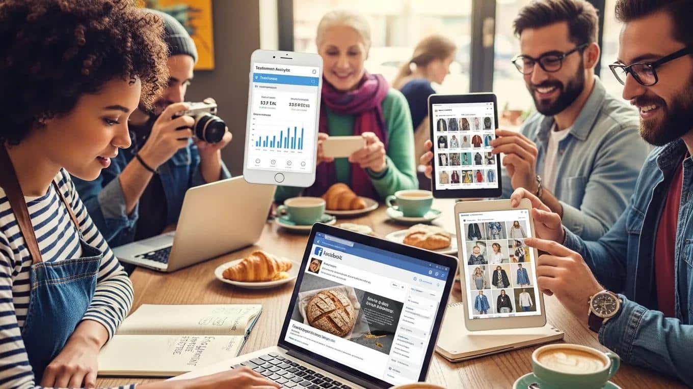 Local business owners using social media platforms for marketing strategies