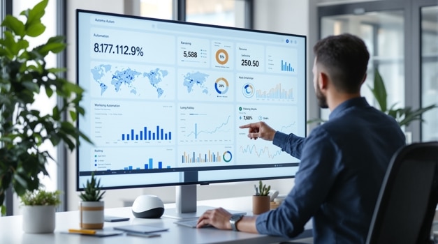 Local marketing automation and reporting dashboard