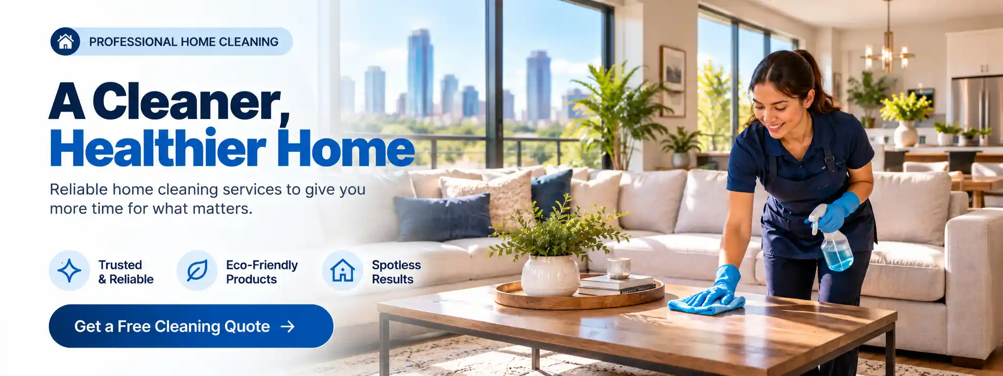 Cleaning service Facebook ad